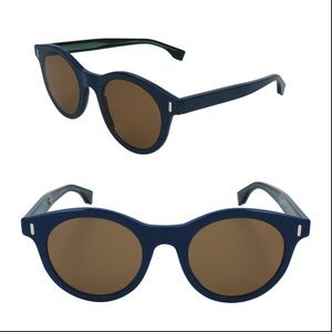 Fendi FF M0041/S PJP 50mm Round Men Sunglasses